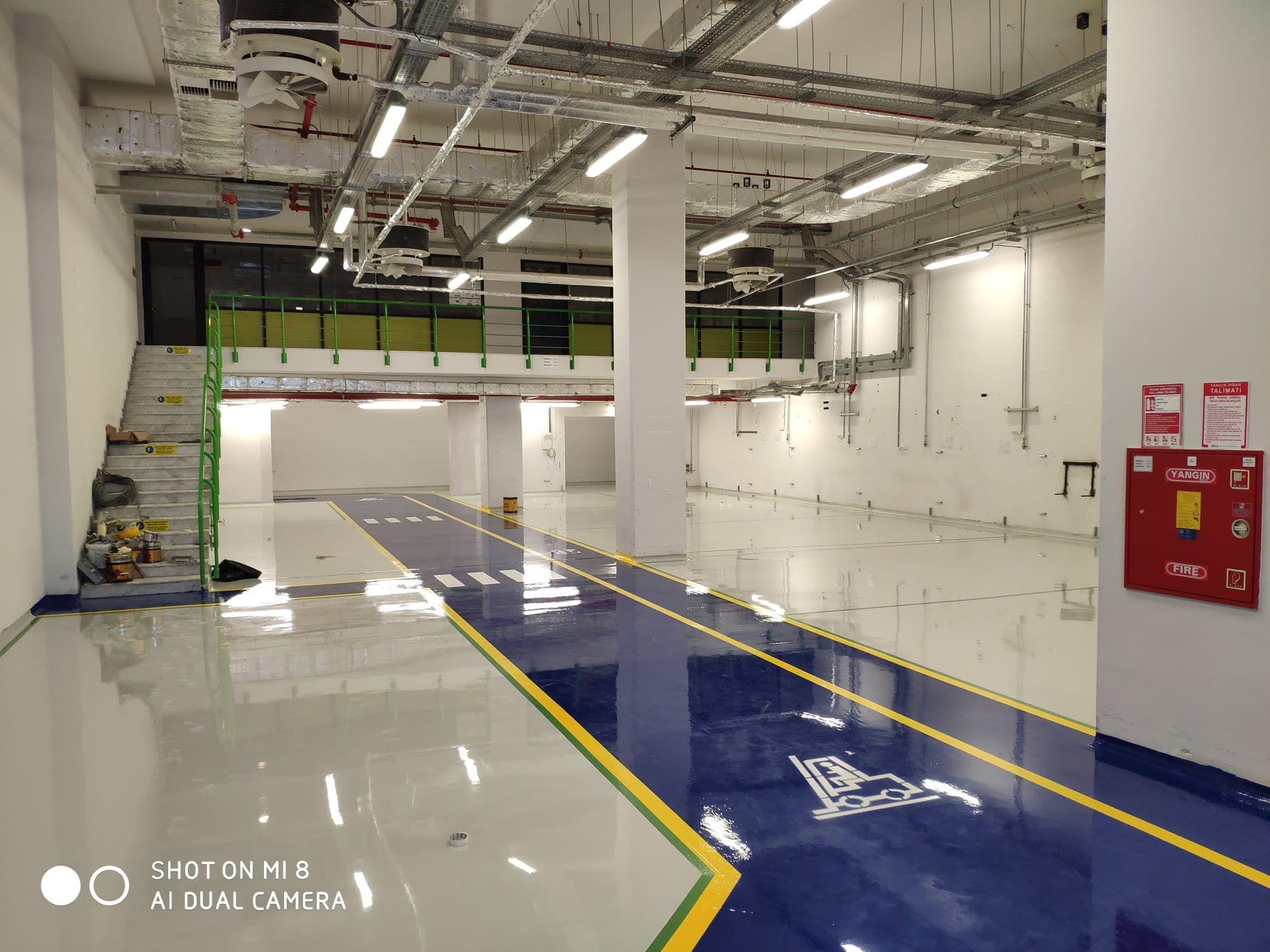 Yönlendirme Çizgileri ve Otopark Çizgi Çalışması uygulama aşaması 3