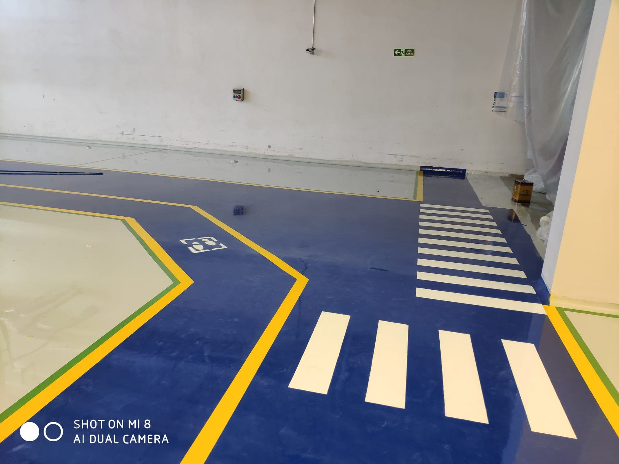 Yönlendirme Çizgileri ve Otopark Çizgi Çalışması uygulama aşaması 5