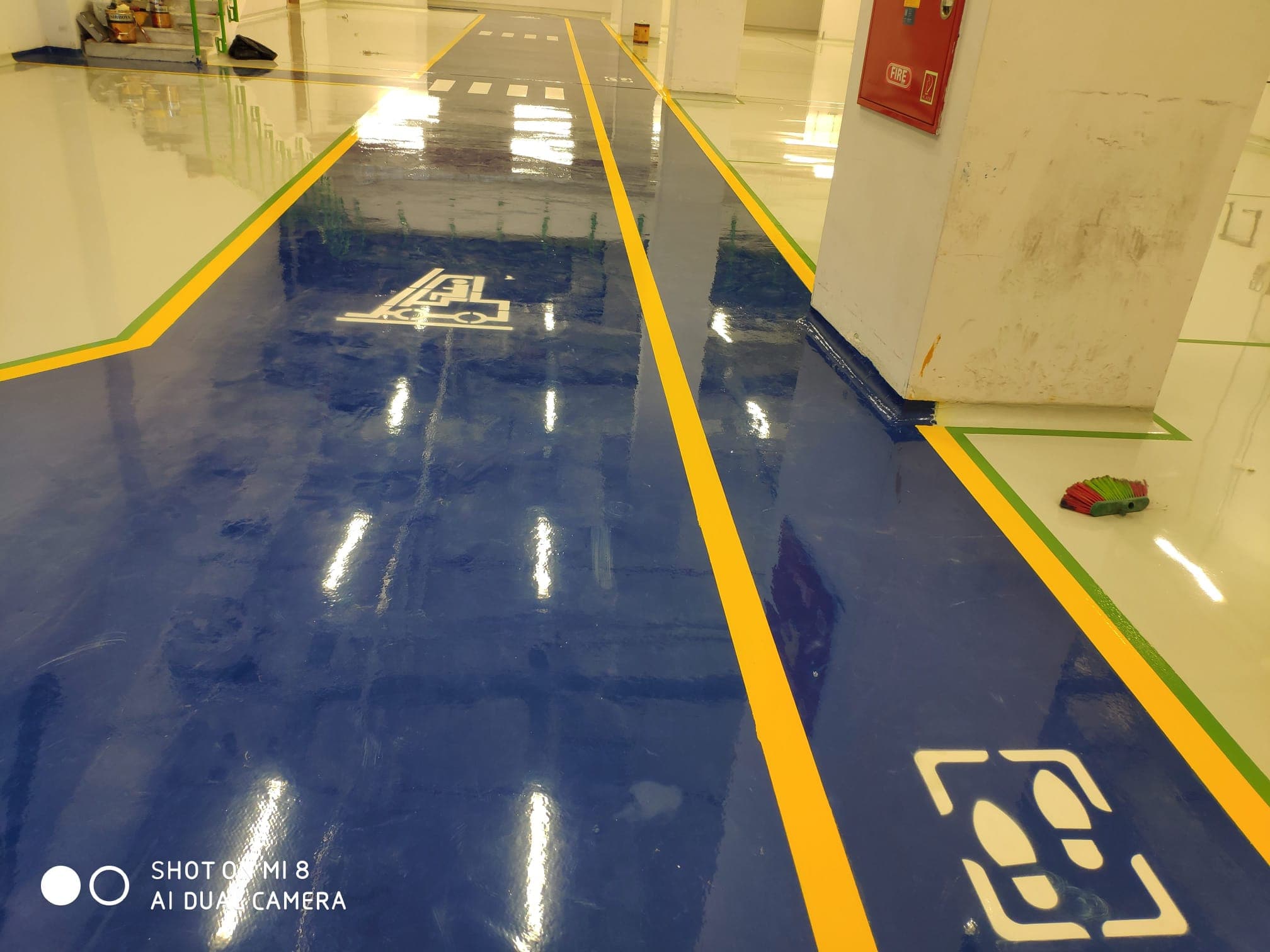 Yönlendirme Çizgileri ve Otopark Çizgi Çalışması uygulama aşaması 6